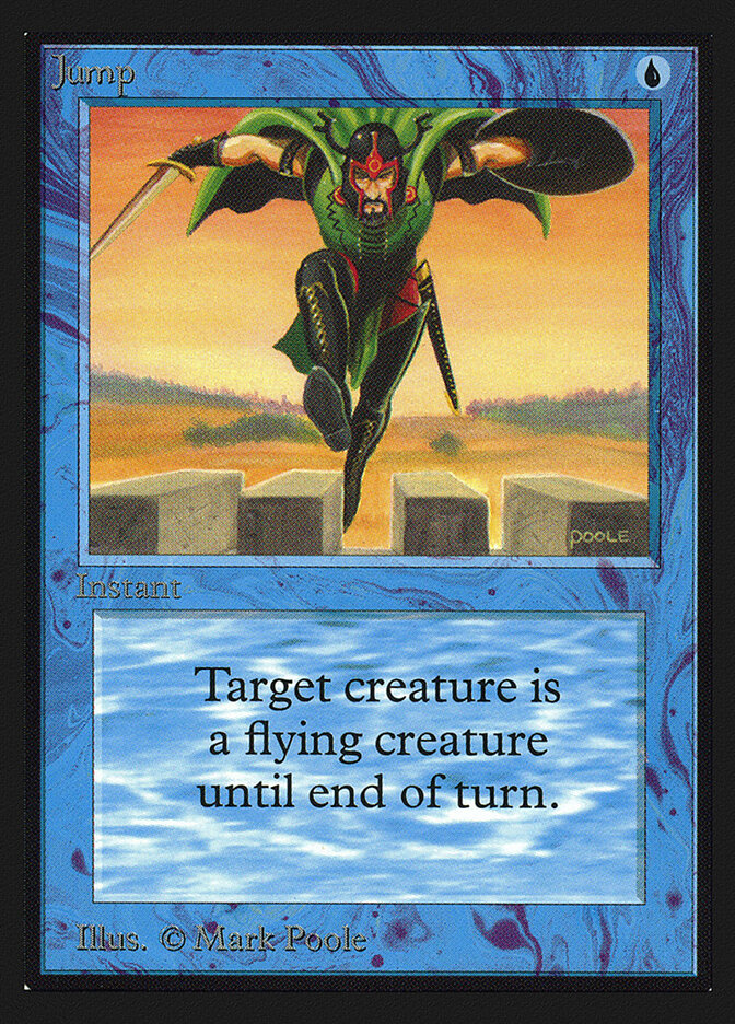 Jump card front