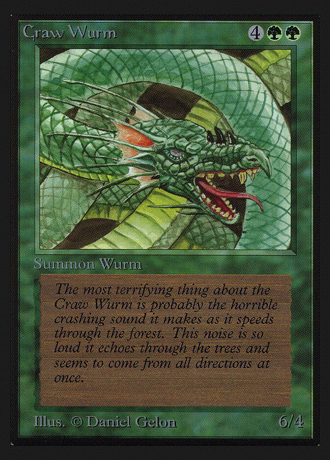 Craw Wurm card front