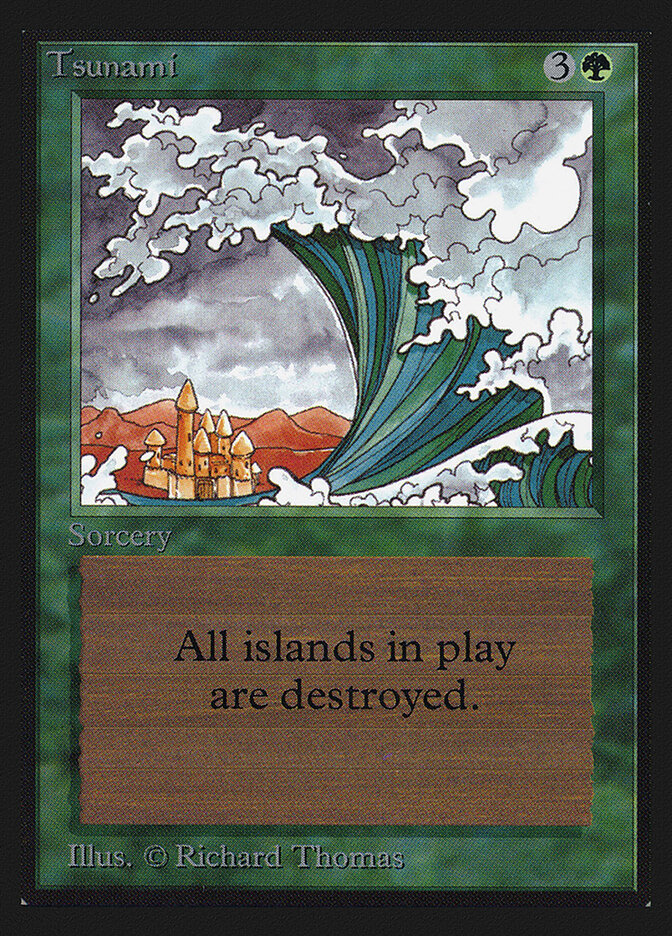 Tsunami card front