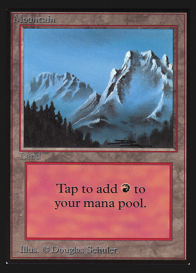 Mountain card front