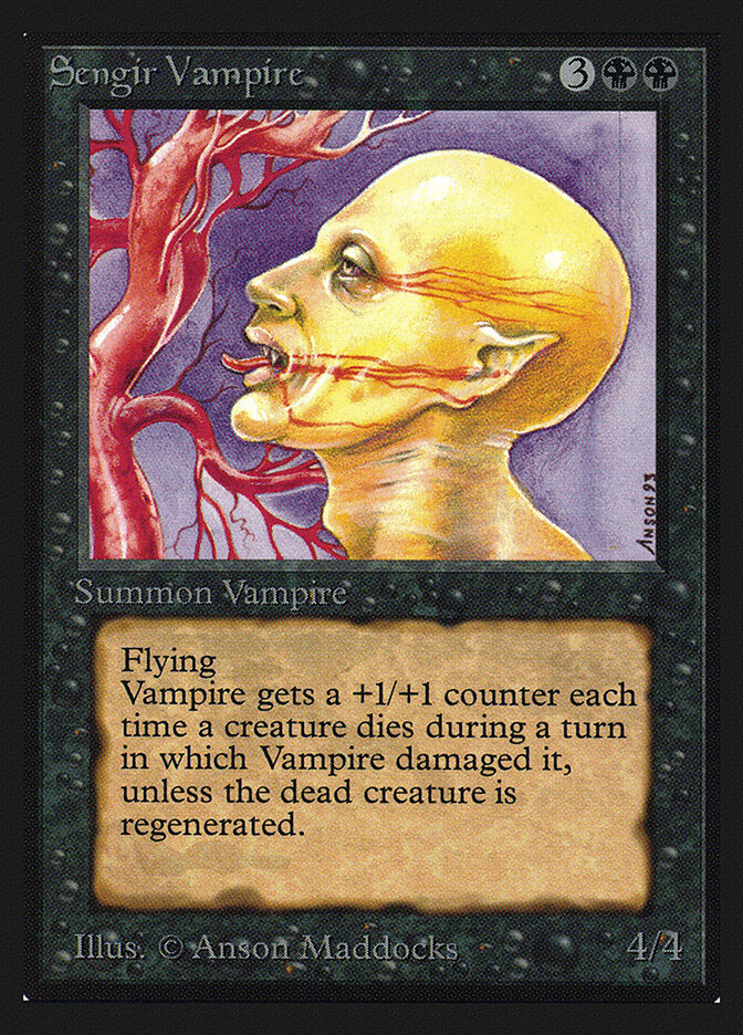 Sengir Vampire card front