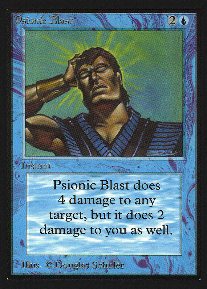Psionic Blast card front