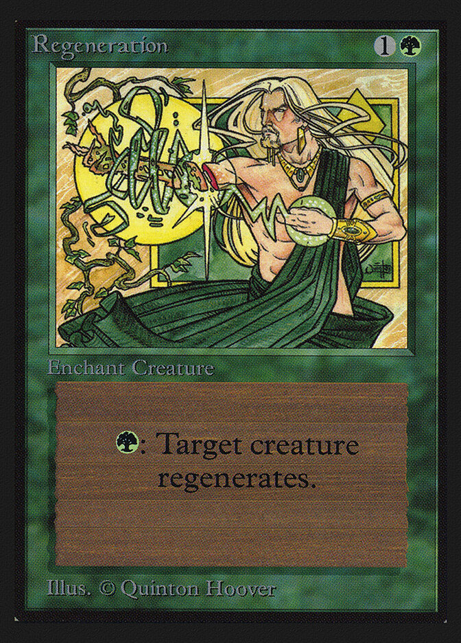 Regeneration card front