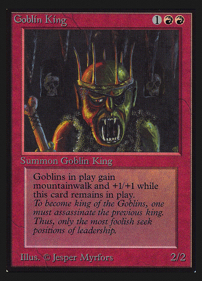 Goblin King card front