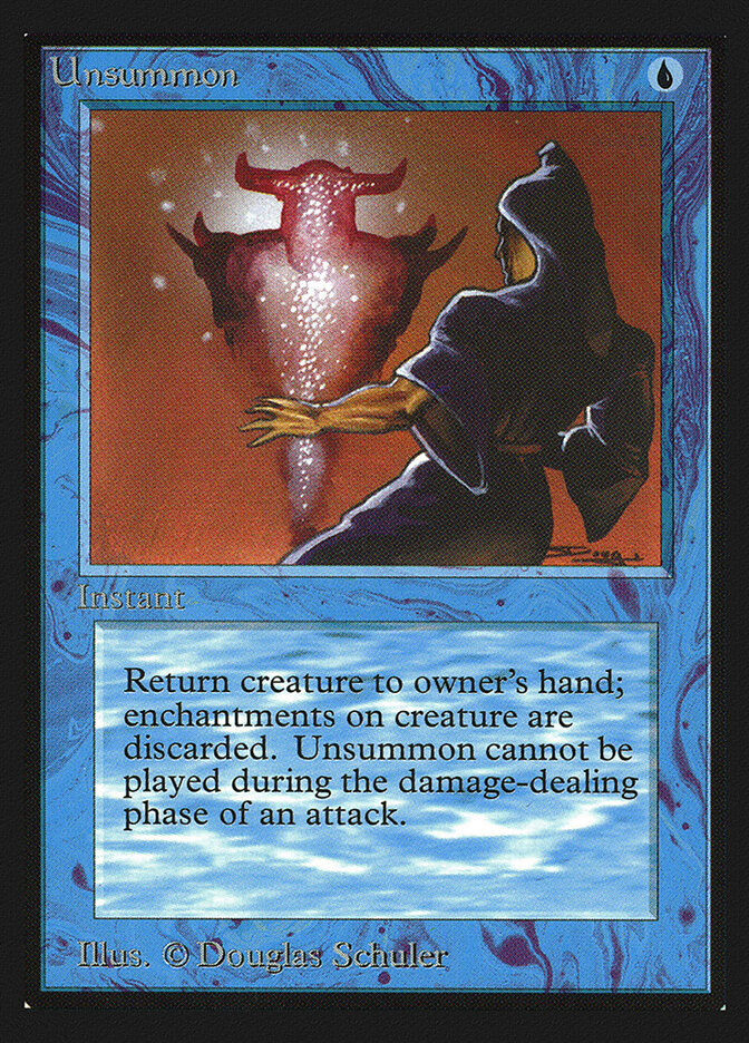 Unsummon card front