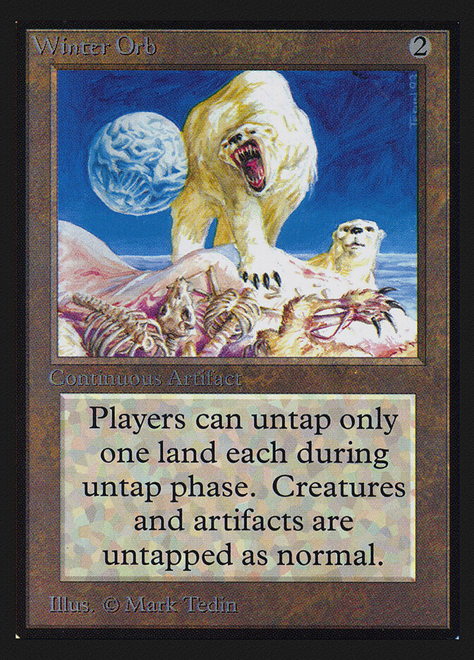 Winter Orb card front