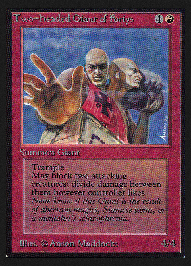 Two-Headed Giant of Foriys card front