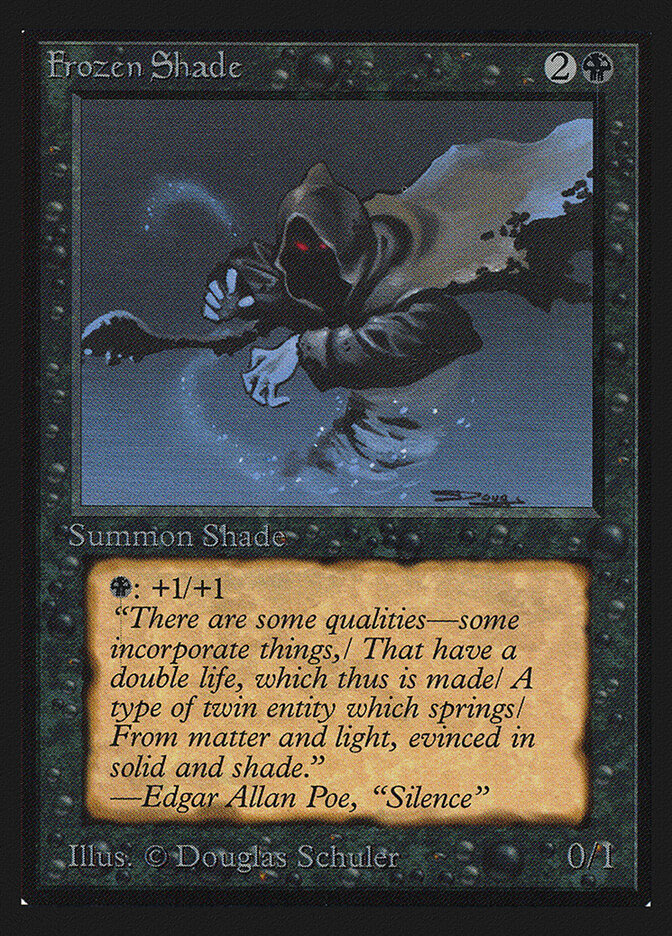Frozen Shade card front