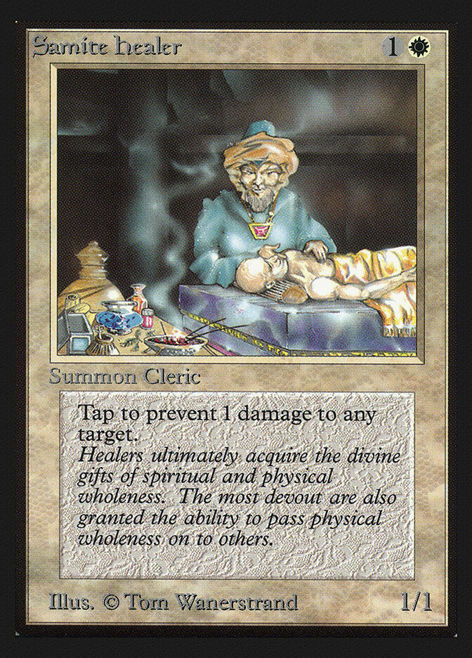 Samite Healer card front