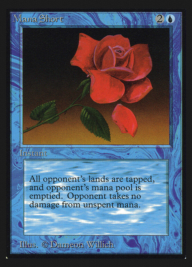 Mana Short card front