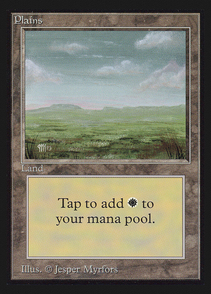Plains card front