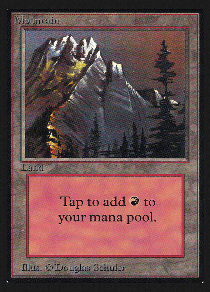 Mountain card front