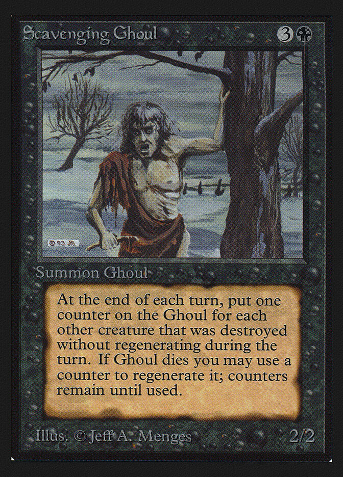 Scavenging Ghoul card front