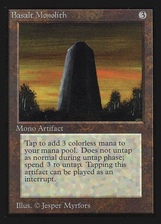 Basalt Monolith card front