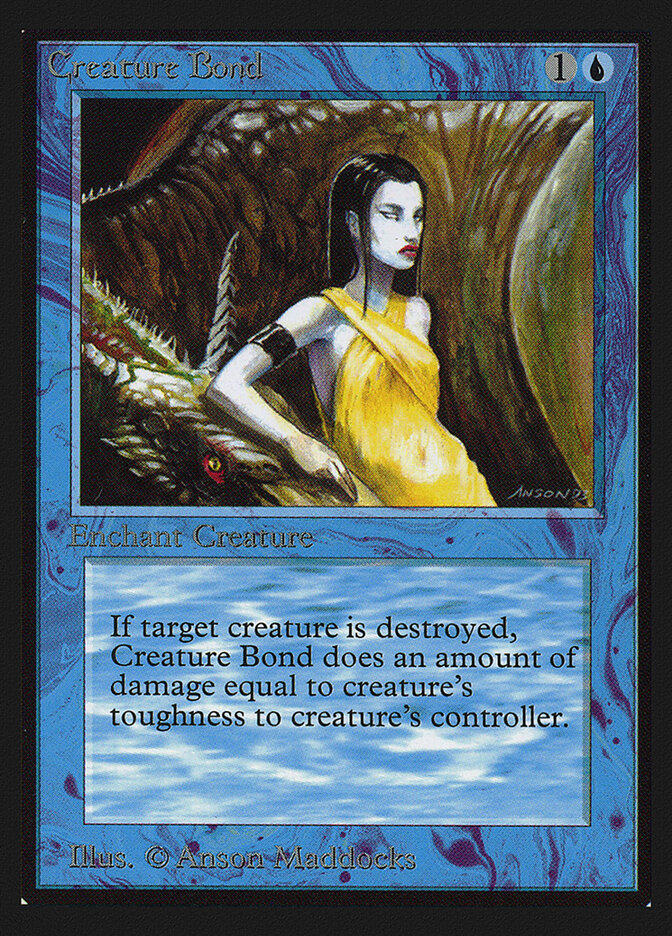 Creature Bond card front