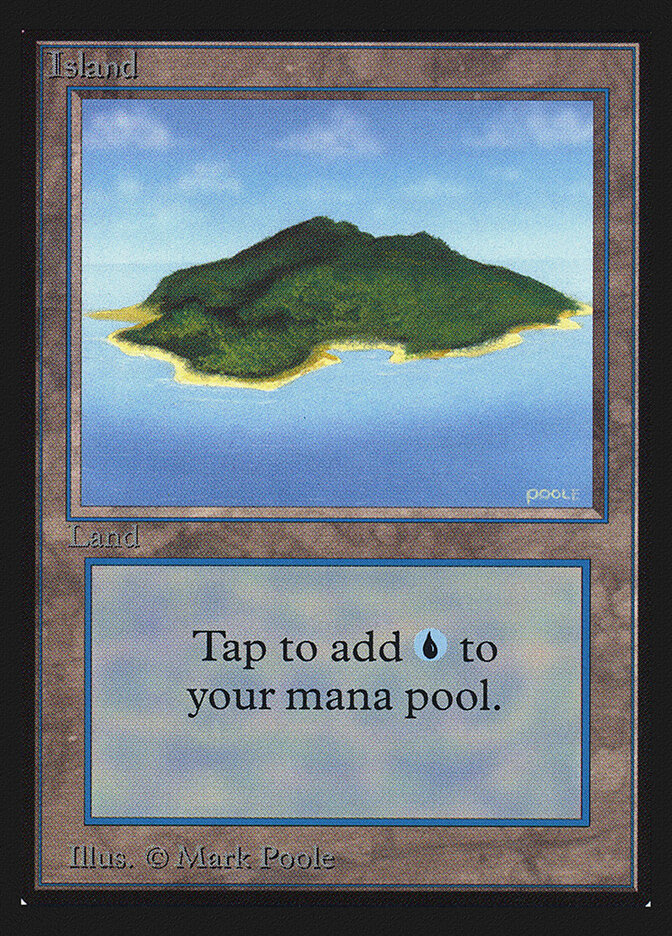 Island card front