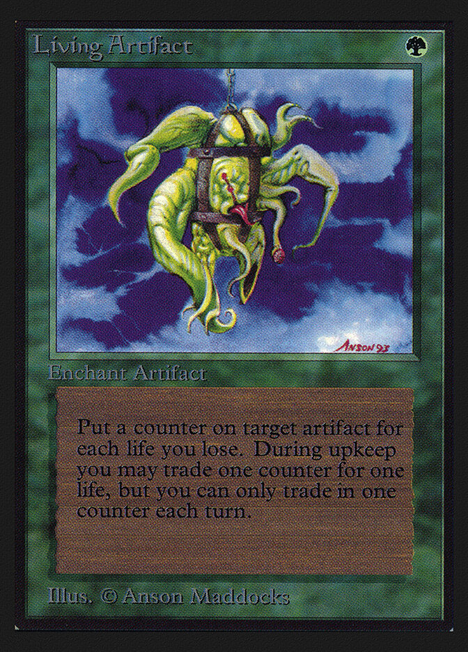 Living Artifact card front