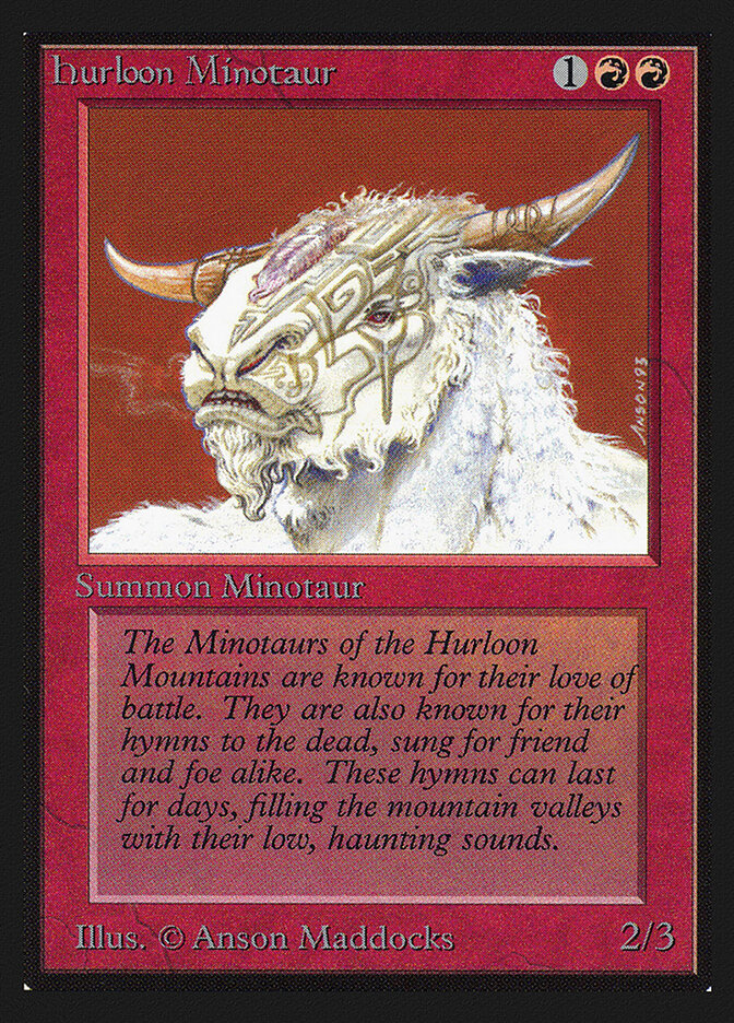 Hurloon Minotaur card front