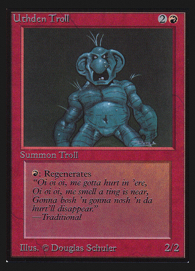 Uthden Troll card front