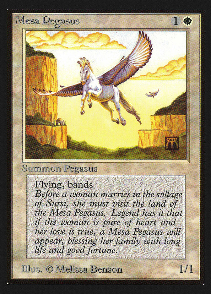 Mesa Pegasus card front