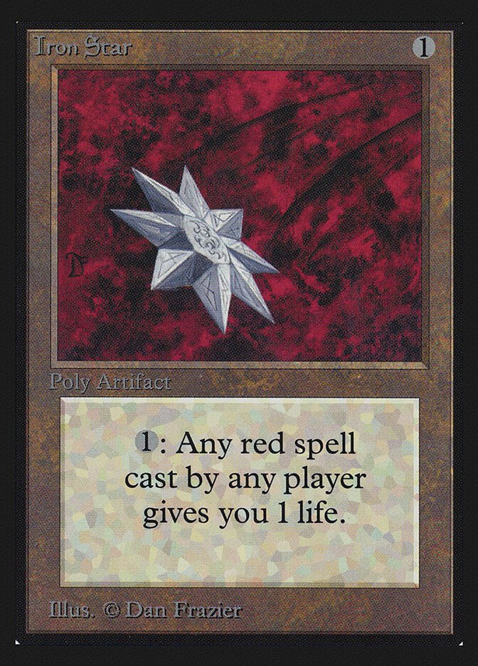 Iron Star card front