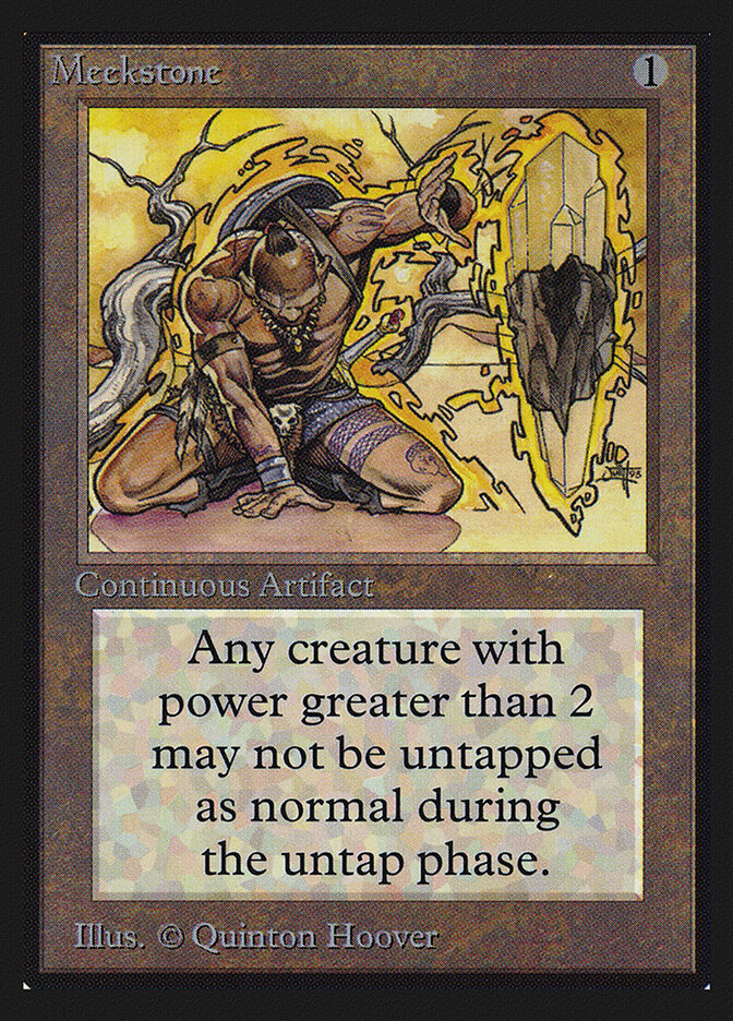 Meekstone card front