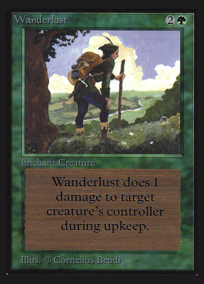 Wanderlust card front