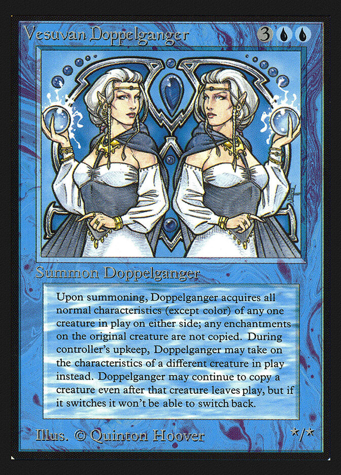 Vesuvan Doppelganger card front