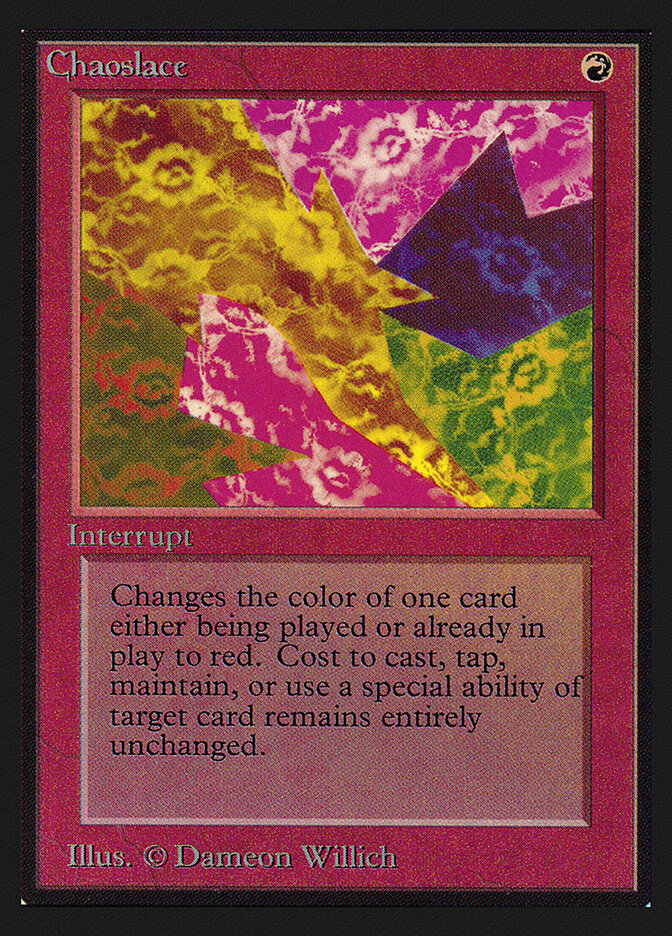 Chaoslace card front