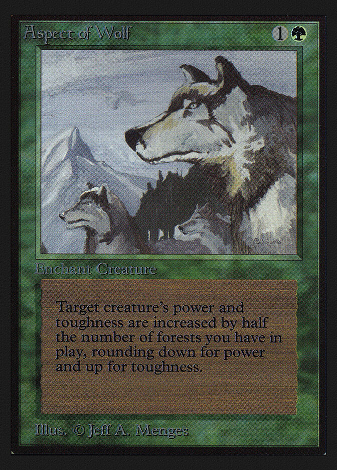 Aspect of Wolf card front
