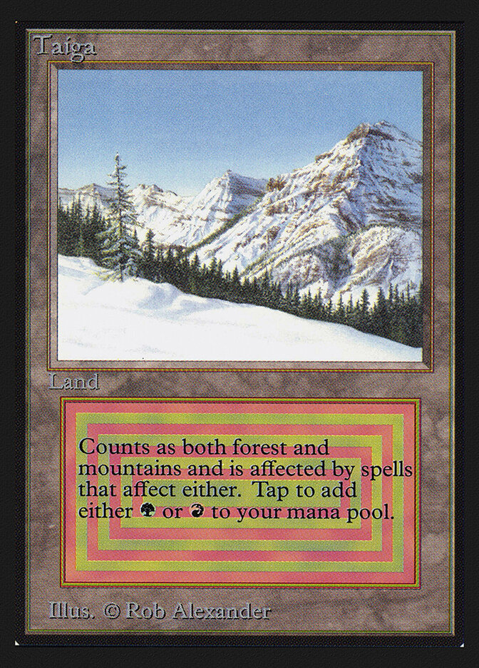 Taiga card front