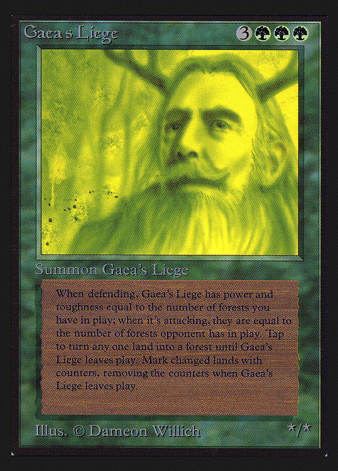 Gaea's Liege card front