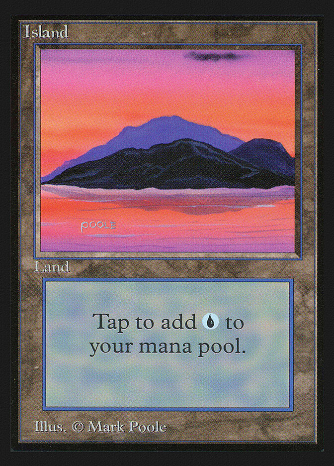 Island card front
