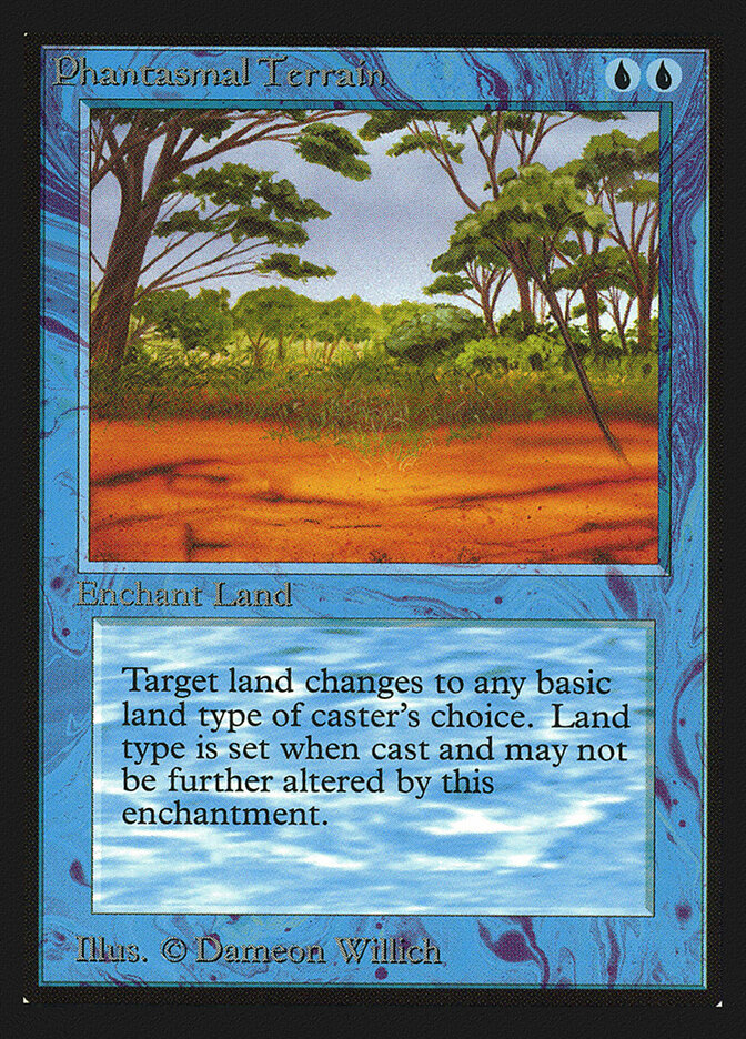 Phantasmal Terrain card front