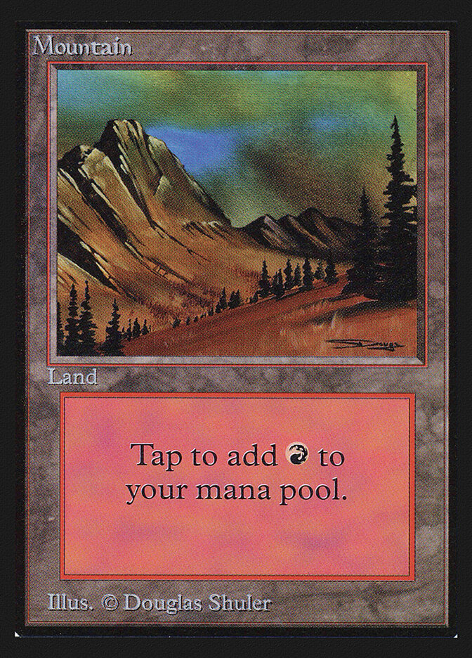 Mountain card front