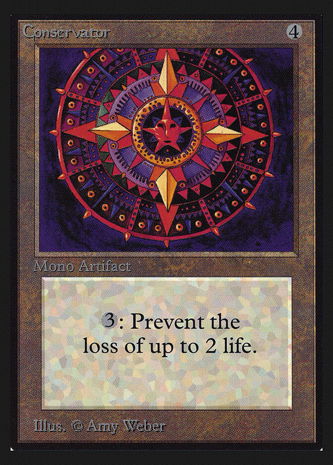 Conservator card front