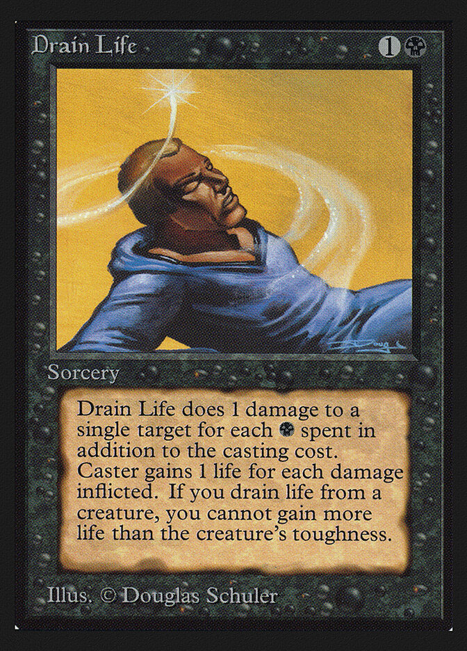 Drain Life card front