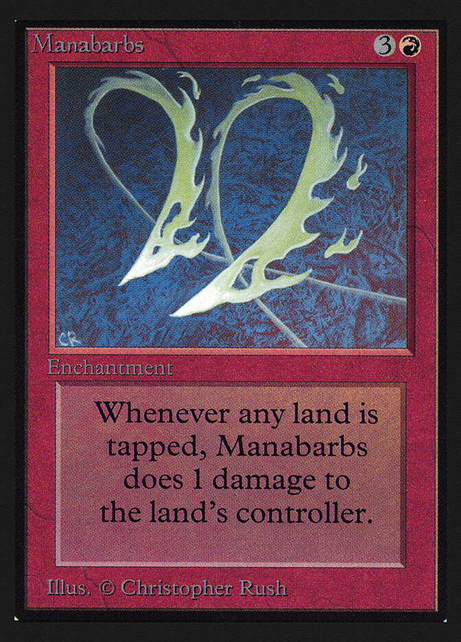 Manabarbs card front