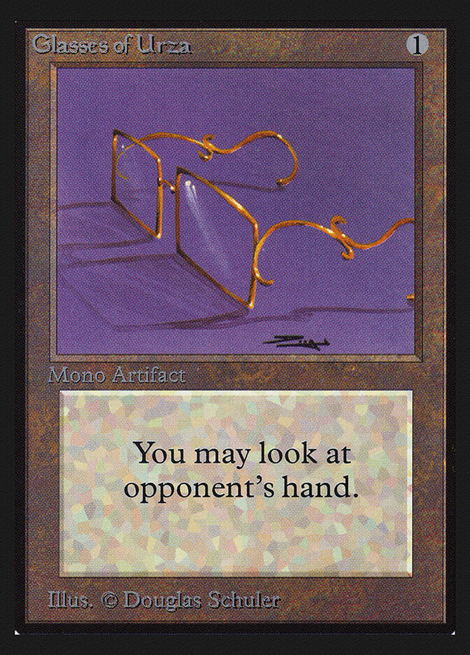 Glasses of Urza card front