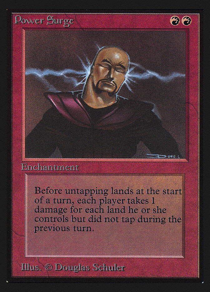 Power Surge card front