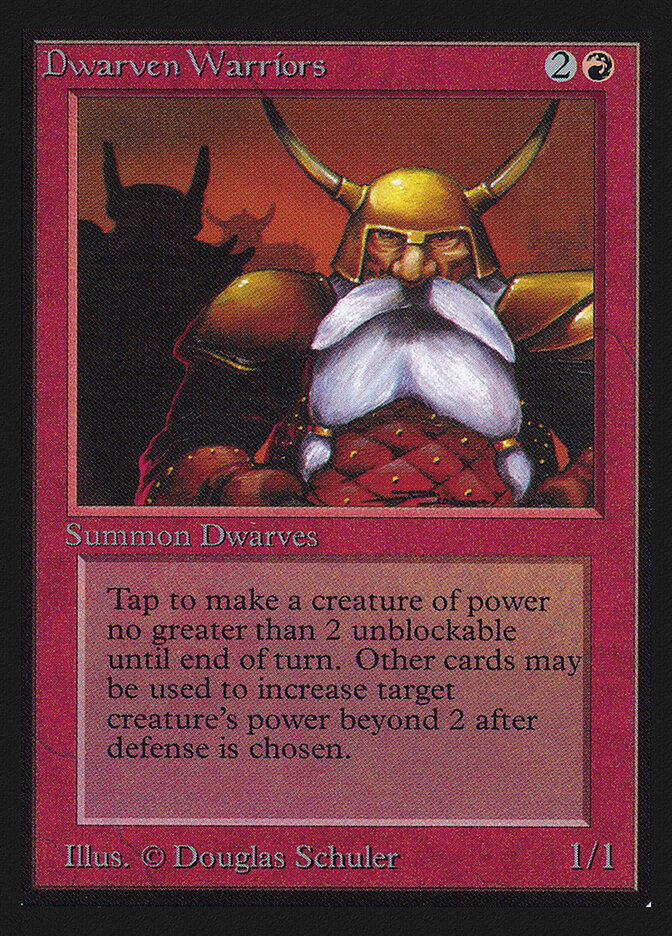 Dwarven Warriors card front
