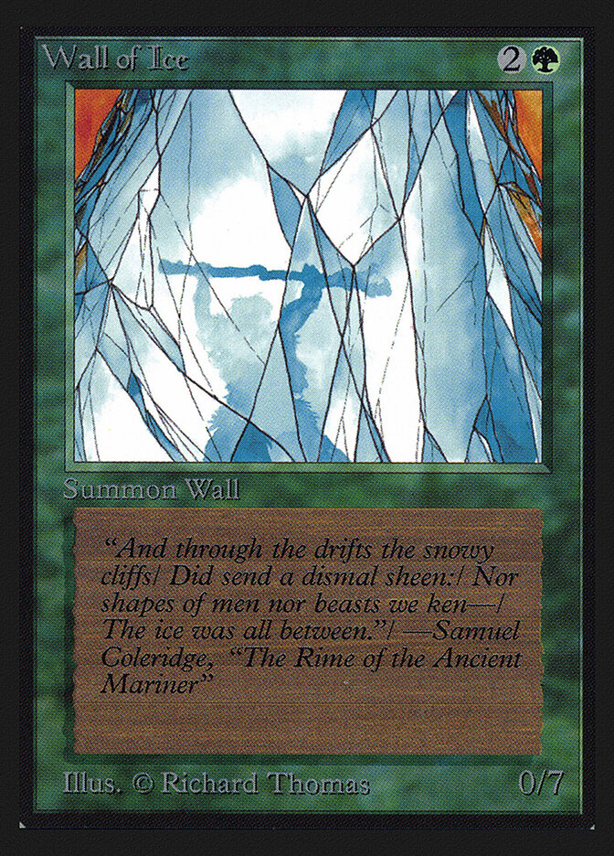 Wall of Ice card front