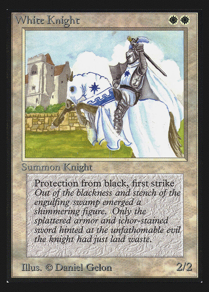 White Knight card front
