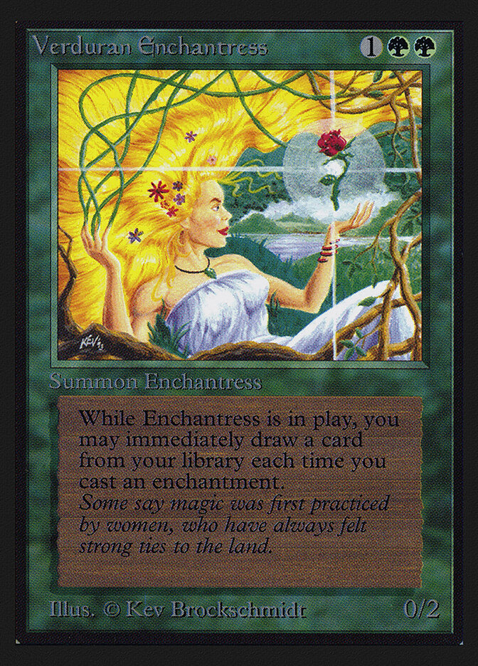 Verduran Enchantress card front