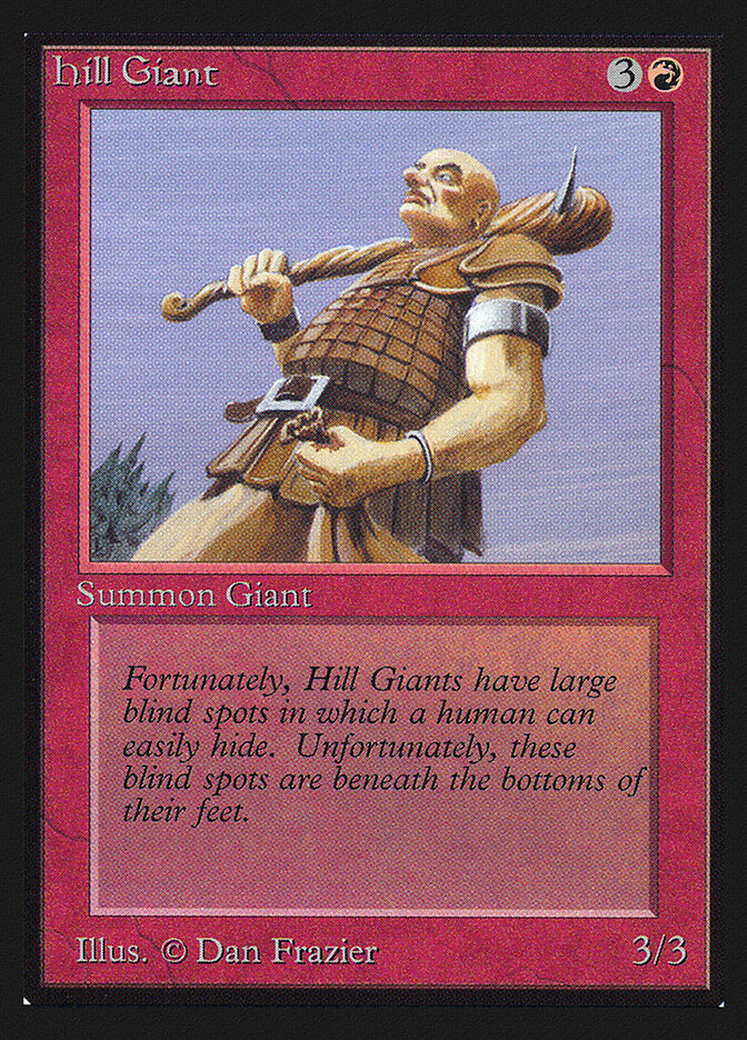 Hill Giant card front
