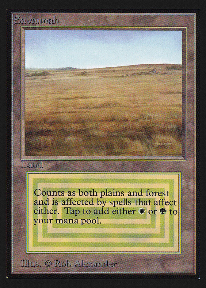 Savannah card front