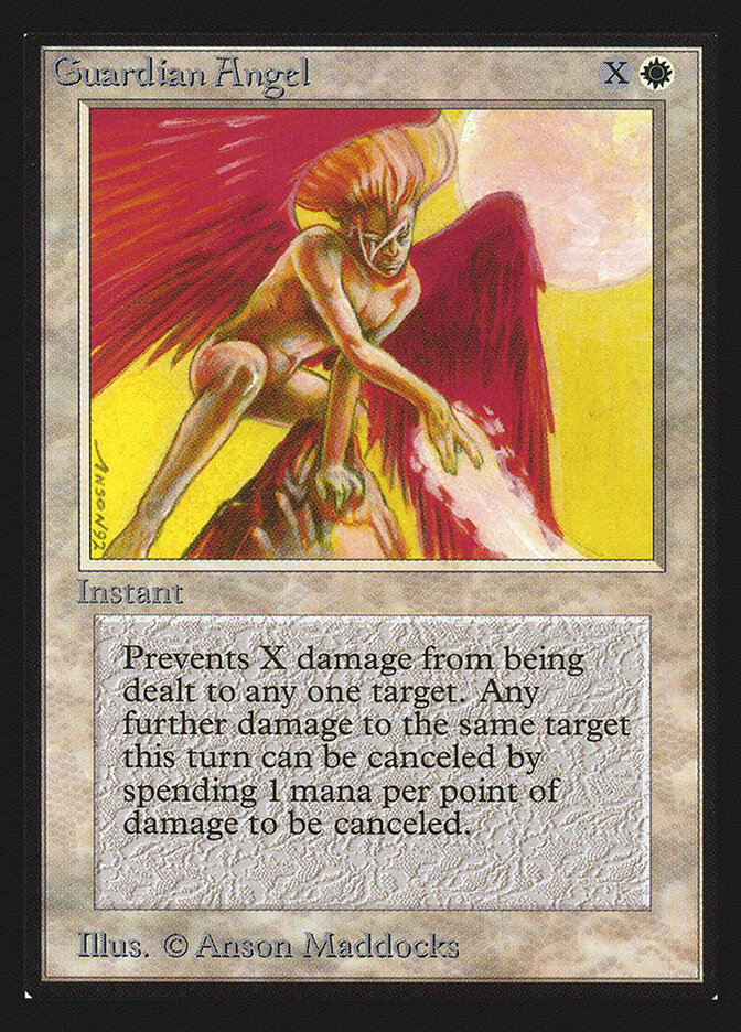Guardian Angel card front