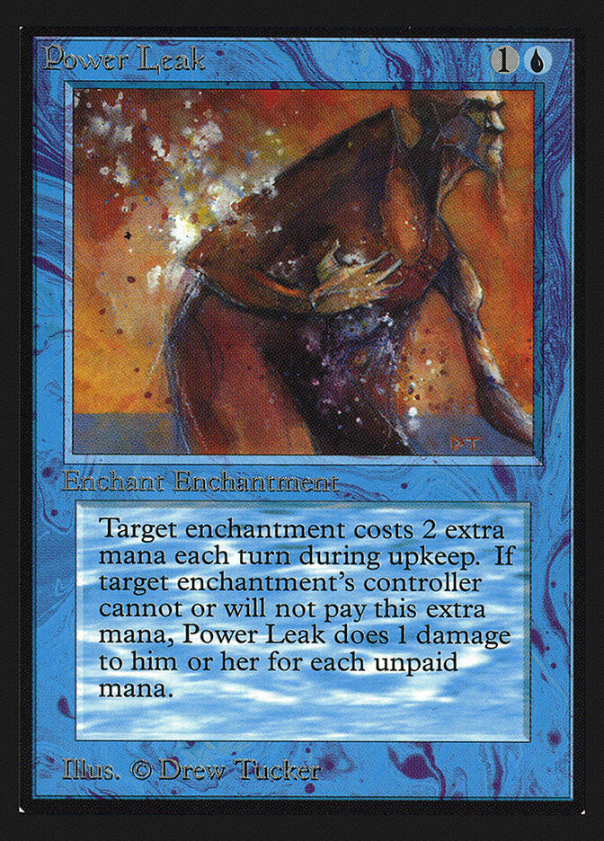 Power Leak card front