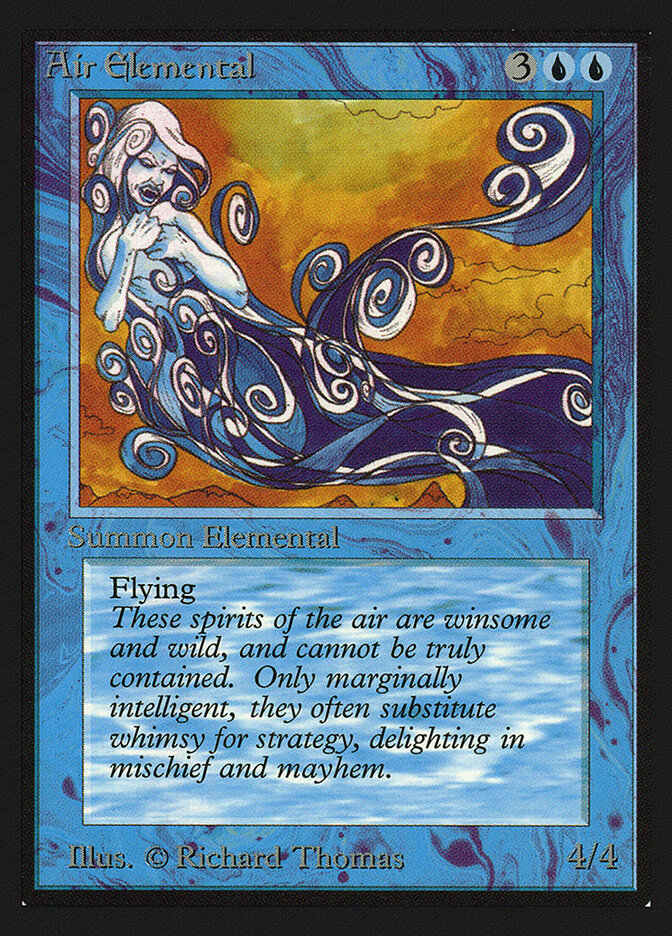 Air Elemental card front