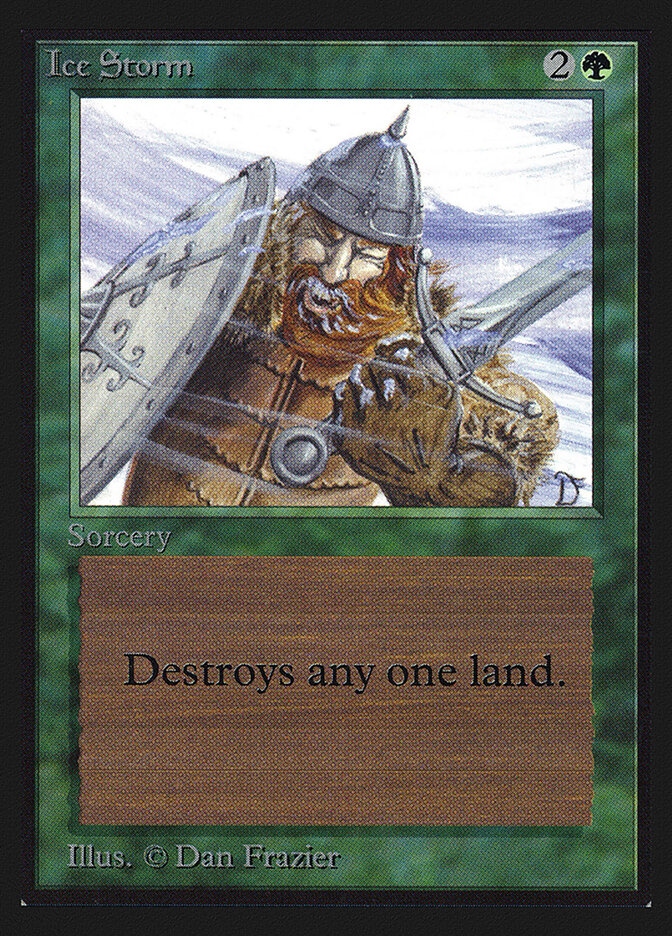 Ice Storm card front